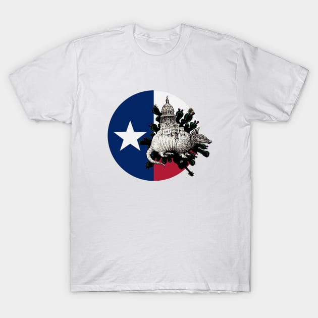 Austin Dillo T-Shirt by TX Tees